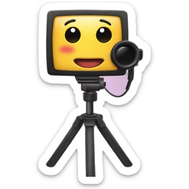 PhotoBooth on a tripod sticker