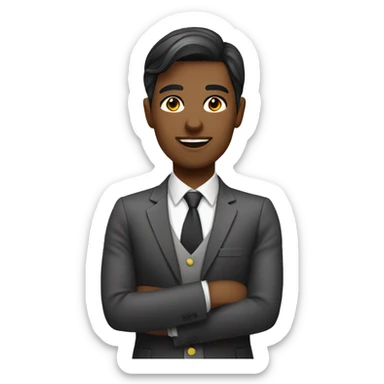 bank cashier sticker