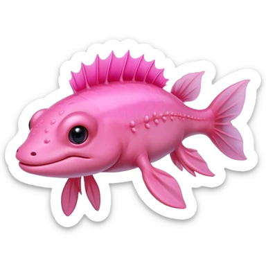 Axolotl sticker