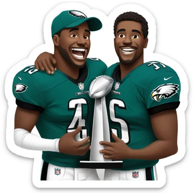 eagles team superbowl sticker