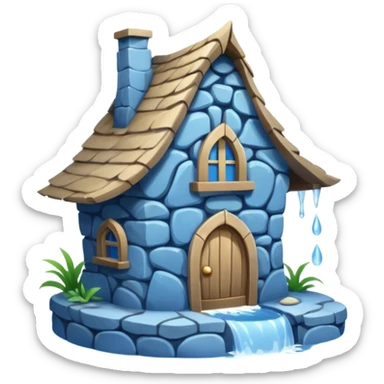 water elementaltribe house sticker