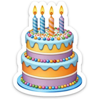 Birthday cakes  sticker