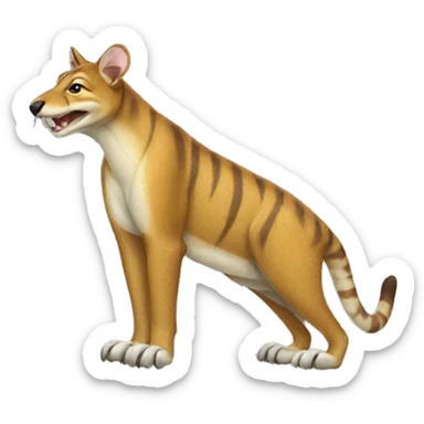 tasmanian tiger sticker