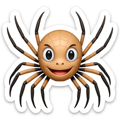 itsy bitsy spider Nursery Rhyme Character sticker