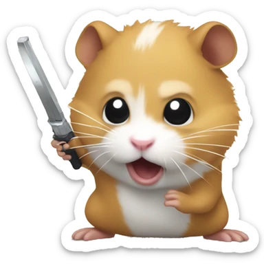 hamster combat sticker