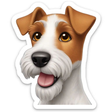 Fox terrier sticker
