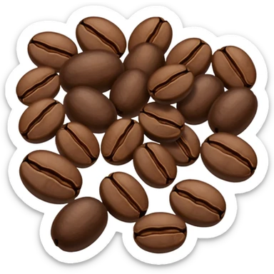 Espresso beans sticker