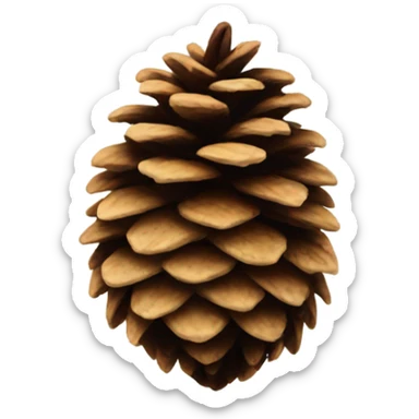 pine cone sticker