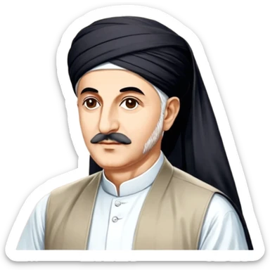 یک دختر با لباس افغانی زیبا sticker