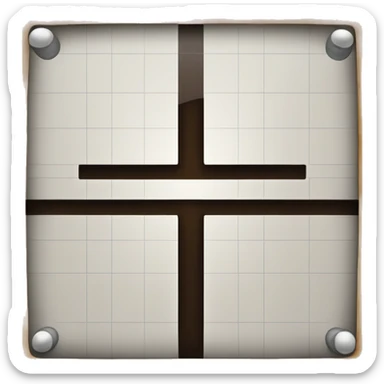 Rectangle with a cross mark inside ⊠ this a square i need rectangel  sticker