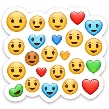 Emojis iphone sticker