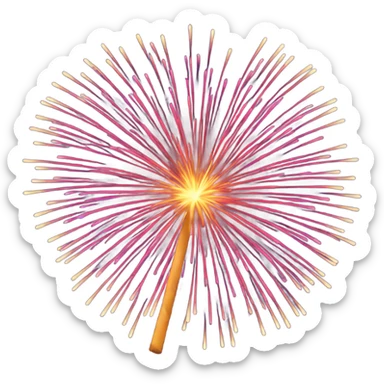 Fireworks sticker