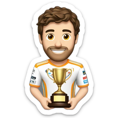 fernando-alonso-with-a-trophee sticker