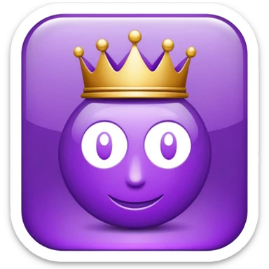 VIP icon for discord made in purple, small image size under 250kb sticker
