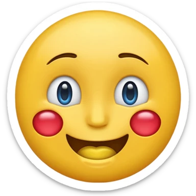 Un emoji qui pleure et qui sourit sticker
