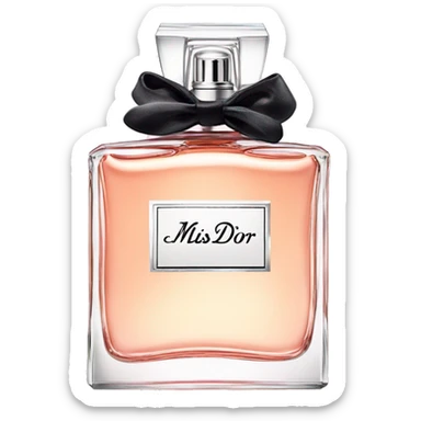 Miss Dior perfume sticker