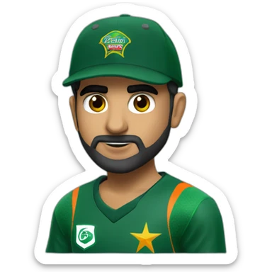 Babar azam sticker