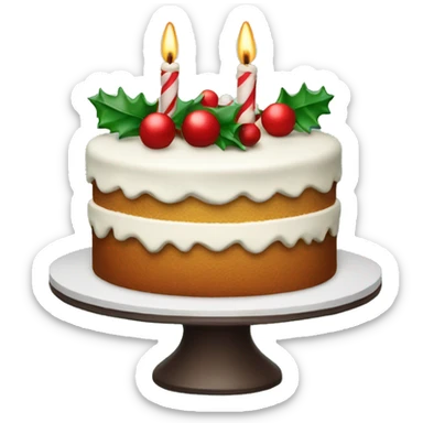 Cake christmas  sticker