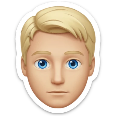 A man who look like hitler without mustache  sticker