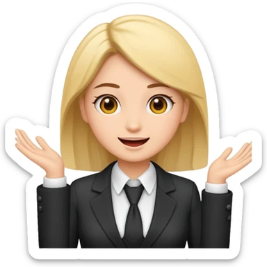 busness or skill woman emoje make it like happy need yo use in maleting and only cove face in video sticker