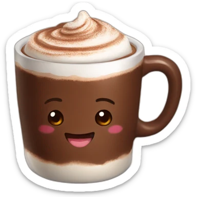 Chocolat chaud sticker