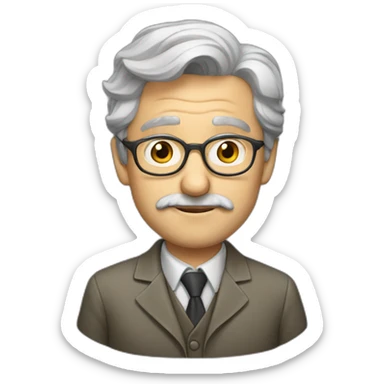 Russian-professor sticker