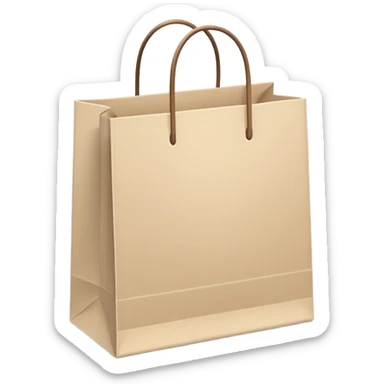 aesthetic shopping bag sticker