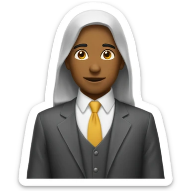 Cara escupiendo miel sticker