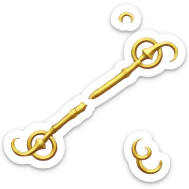 Wiz 101 casting sigil purple and yellow inspired storm magic  sticker