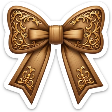 Bow sticker