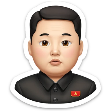 Kim Jong Un sticker