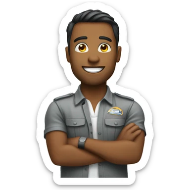 Recruiter finding the perfect candidate sticker