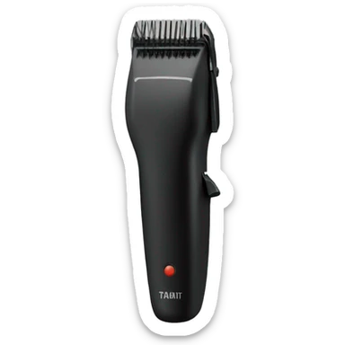 Hair trimmer black color sticker