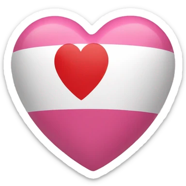 Pink Heart with Ivis name inside and Peru flag sticker