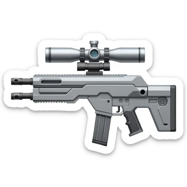 Halo sniper rifle pixel  sticker