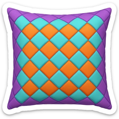 colorful pillow  sticker