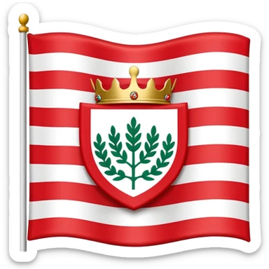 Flag of Rhine Empire sticker