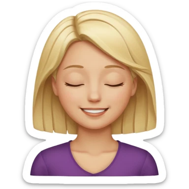 keep the last image identical except for making the eyes closed sticker