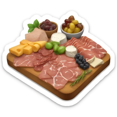 Charcuterie board sticker