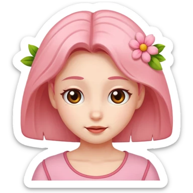 i want from powerpuff girls the blossom with this 🥹 expression sticker
