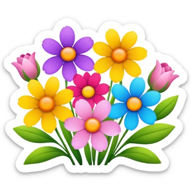 spring flowers sticker