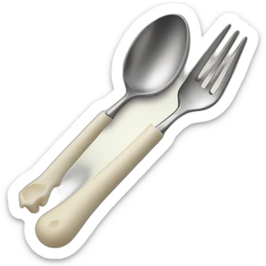 bone handled cutlery sticker