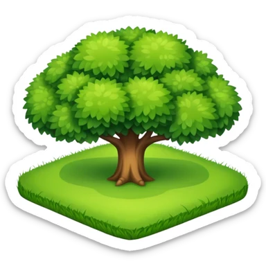 green lawn  sticker