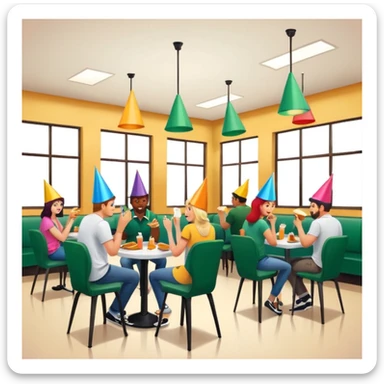 Wingstop restaurant  sticker