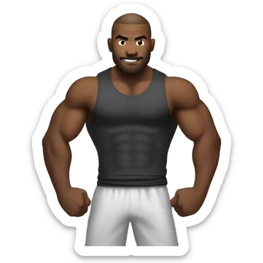 gym bro ninja sticker