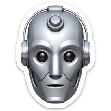 Cybermen from doctor who sticker