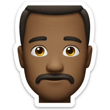 Realization face emoji blank stare sticker