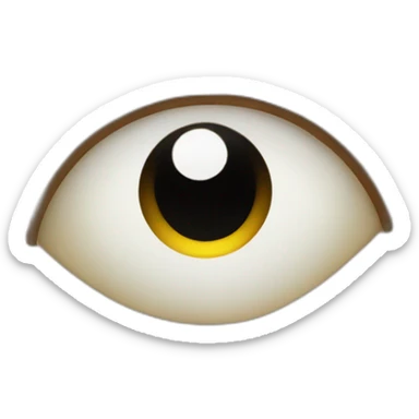 Winking with a swollen eye sticker