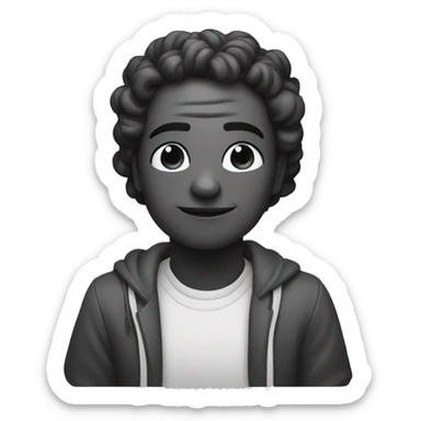 Mind blowing in monochrome sticker