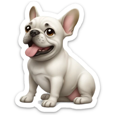 Frenchie dog sticker